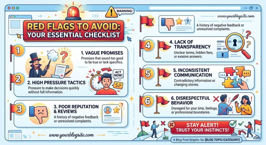 red flags to avoid when hiring affordable seo services